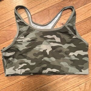 PINK racer back sports bra